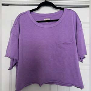 Pilcro Lavender Short Sleeve Tee